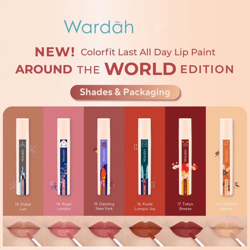 Wardah Last All Day Lip Paint 4.2g – Bold Matte, All-Day Wear