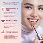 Wardah Glasting Liquid Lip Glass Hi-Pigmented LipCream Lipstick Glass Color Ringan Transferproof NEW!