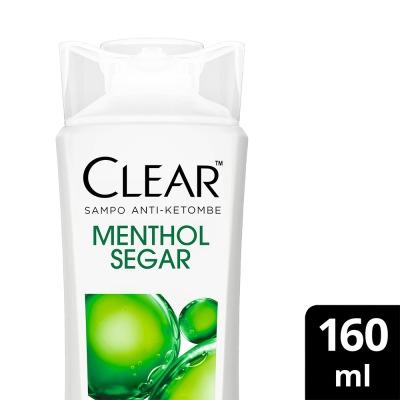 CLEAR Anti-Dandruff Shampoo Cool Menthol 160ml – Deep Clean & Refreshing Coolness