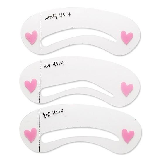 Brow Class Mini Eyebrow Stencil Set – 3 Pcs Eyebrow Shaping Template