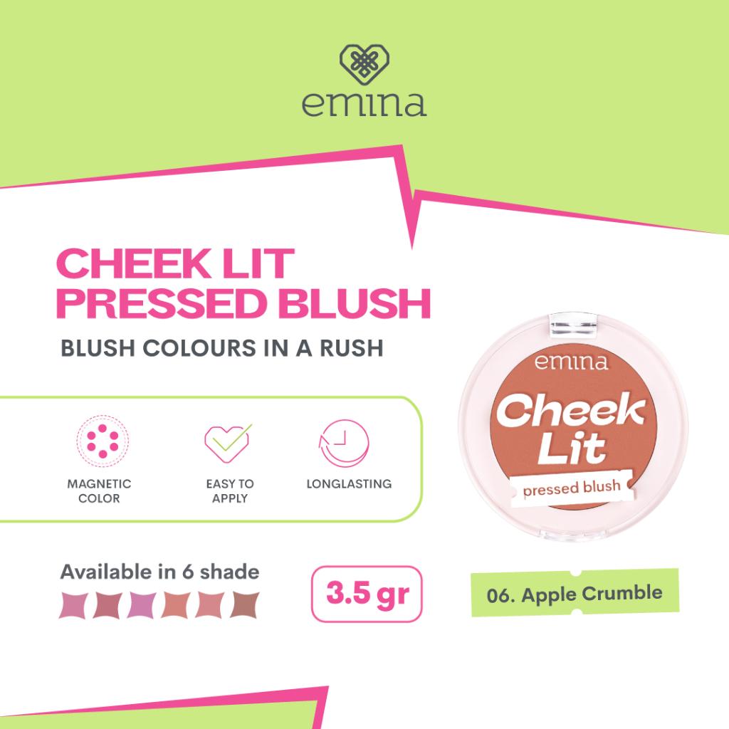 Emina Cheek Lit Pressed Blush | Vibrant & Long-Lasting Color | 3.5g