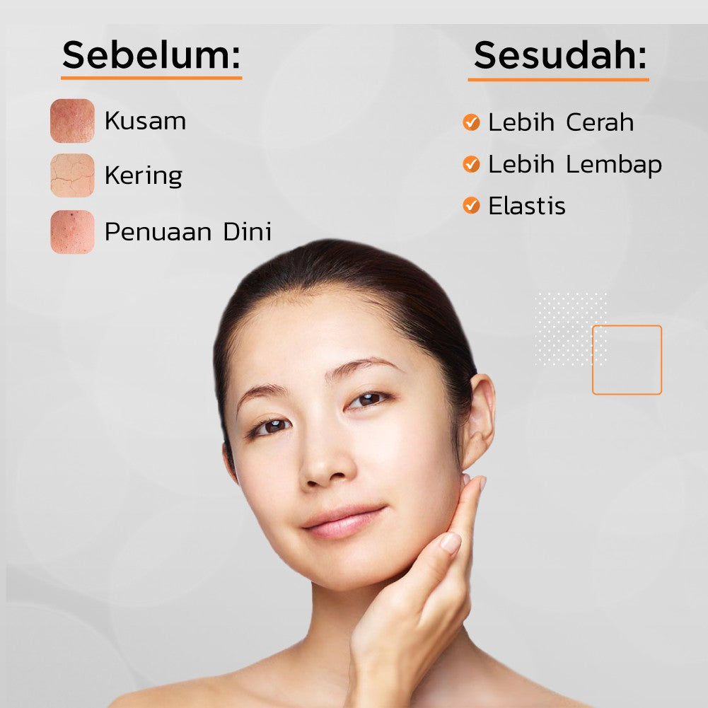 ERHA VP Collagen Mask 3 pcs - Masker Wajah Anti Penuaan