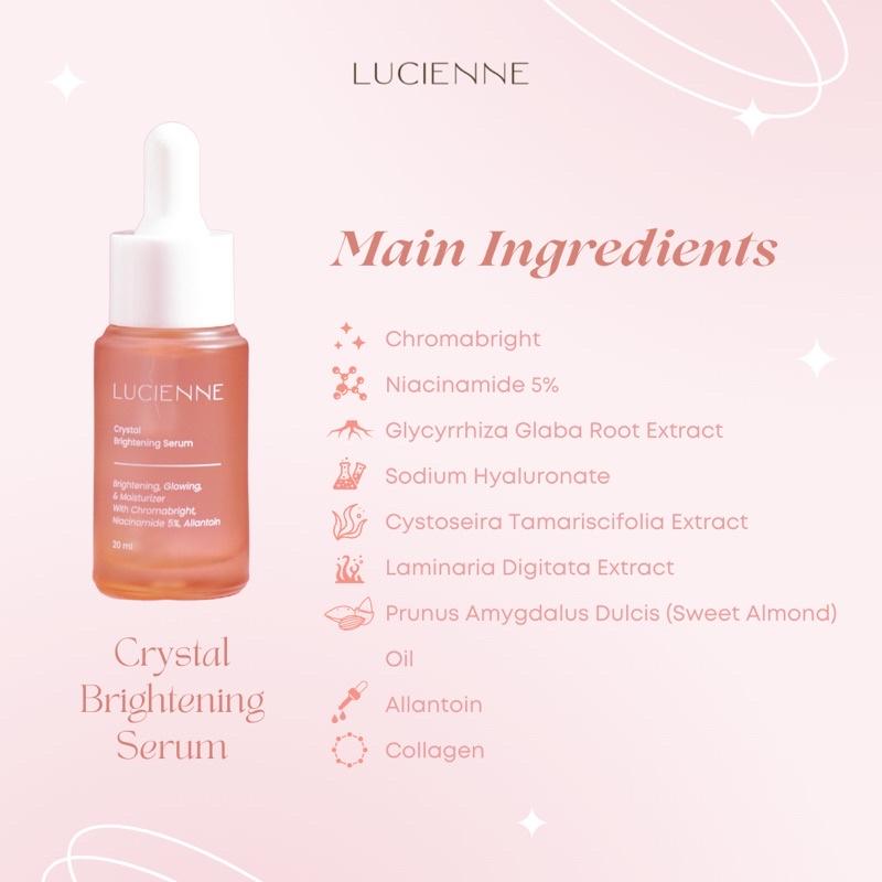 READY STOCK Lucienne Crystal Brightening Serum - Death Store / Glowing Serum / Niacina Series Measure 5% [NEW PLAY] Best Seller