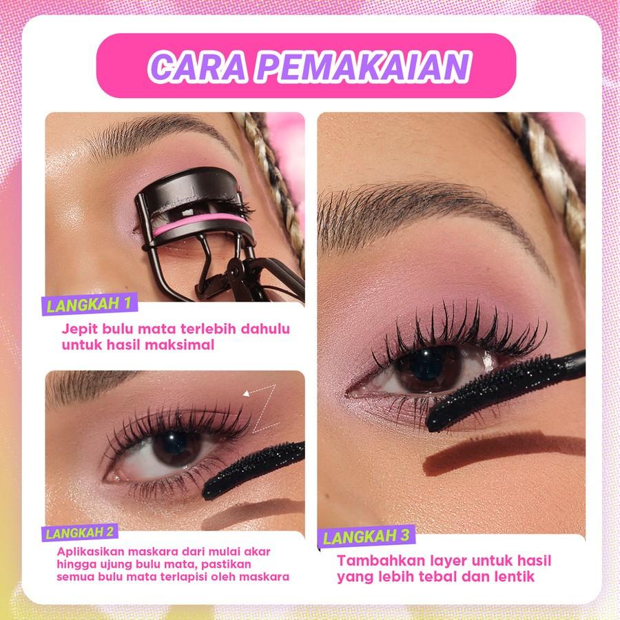 Dazzle Me Lock&Wing! Hyper Slim Stay Eyeliner | Lock&Pop! Volumax-ing Longlash-ting Mascara | Lock & Shape! Eyebrow Pencil