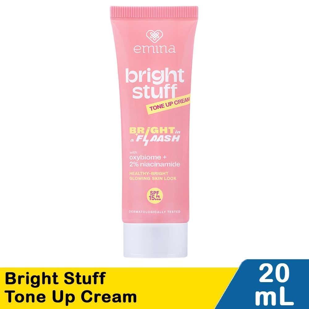 Emina Bright Stuff Tone Up Cream 20ml | Instant Brightening & Hydration for Natural Glow