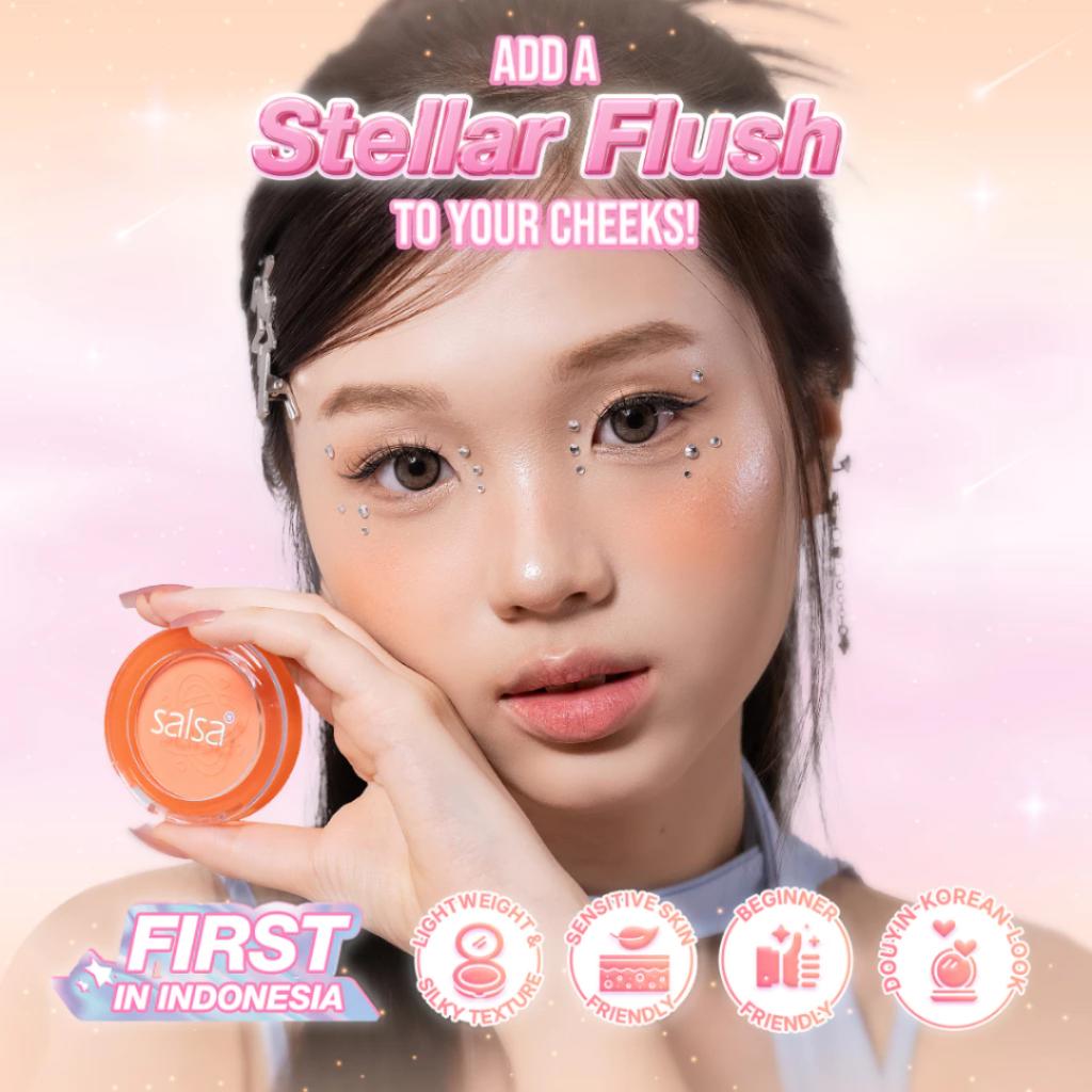 Salsa Milkyway Galaxy Blush 5g – Soft & Shimmery Powder Blush for Natural Glow