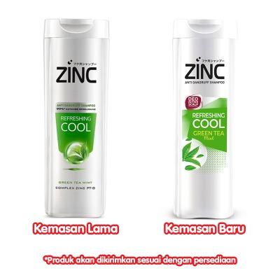 Zinc Anti Dandruff Shampoo Refreshing Cool 170ml – Green Tea & Mint for Fresh, Flake-Free Hair