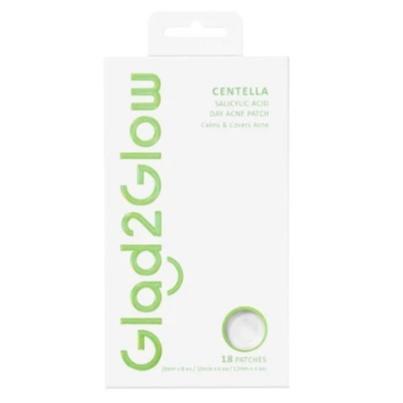 Glad2Glow Centella Salicylic Acid Acne Patch Day & Night Pimple Stickers for Clear Skin - GLADUBA GROSIR