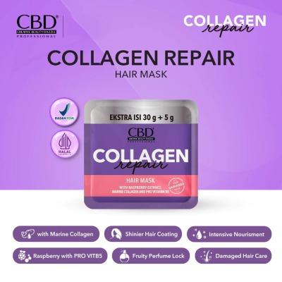 CBD Collagen Repair Hair Mask – 30g + 5g Bonus Deep Repair • Collagen Boost • Salon Care at Home
