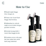 CAVE Face Wash For Brightening - Sabun Cuci Muka Pembersih Wajah Pria Untuk Membantu Melembabkan Menutrisi & Mencerahkan