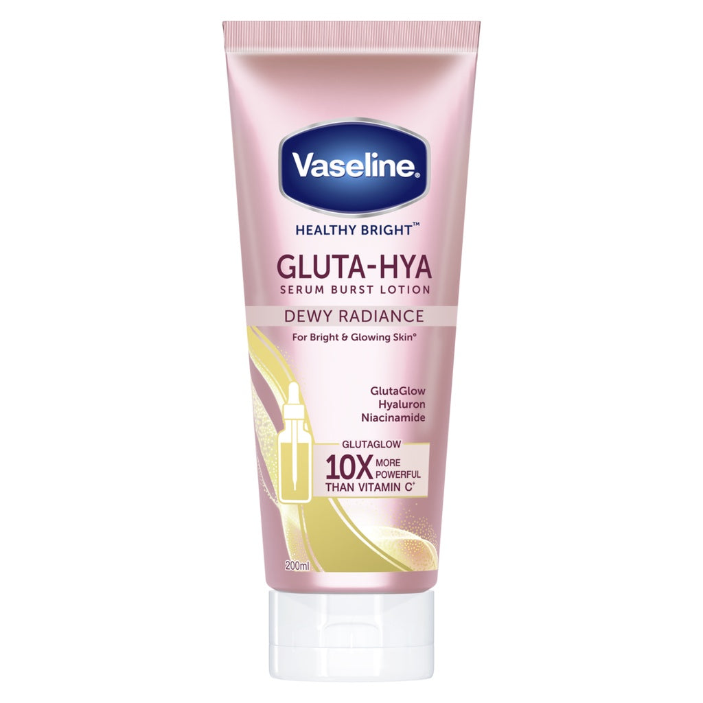 Vaseline Gluta-Hya Body Serum Dewy Radiance 200 mL x2