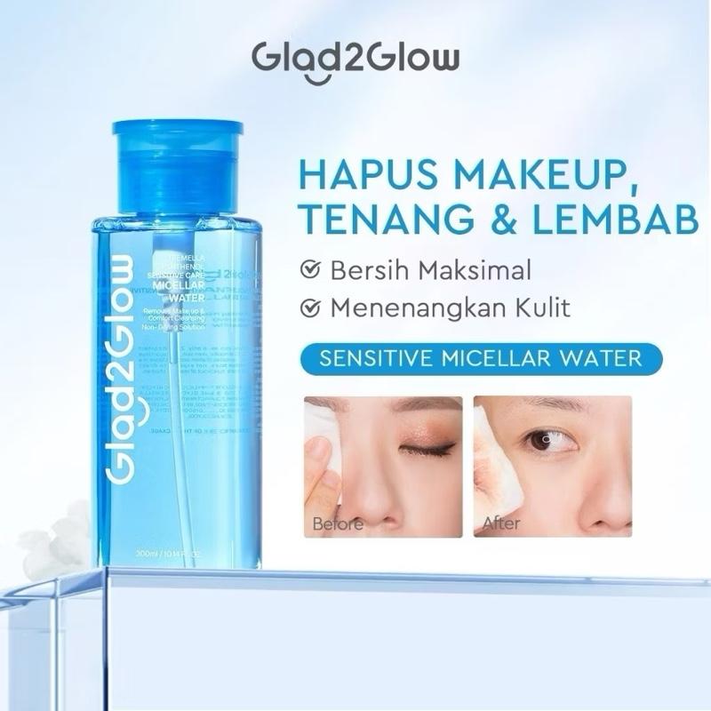 Glad2Glow G150 Micellar Water for Sensitive Skin with Tremella & Panthenol – 130ml