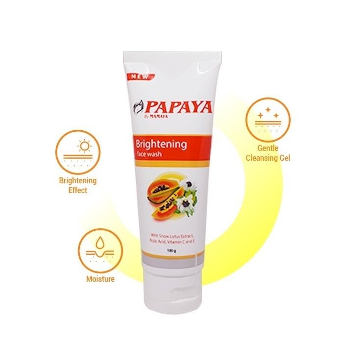 MAMAYA - Papaya Face Wash 100g - Brightening | Anti Acne | Niacinamide + Collagen | Facial Wash