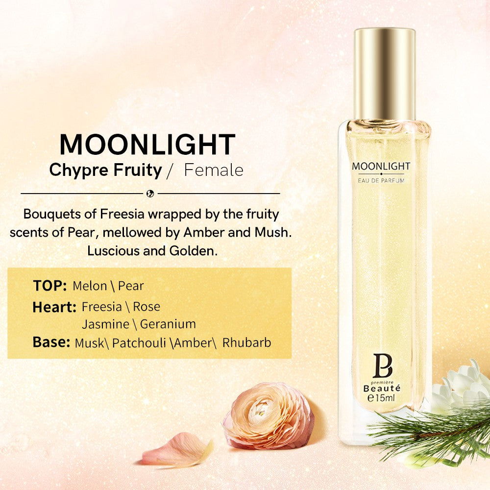 PREMIERE BEAUTE Perfume Wanita Moonlight 15/50ML Pear&Freesia Tahan Lama 24 jam EDP Original parfum