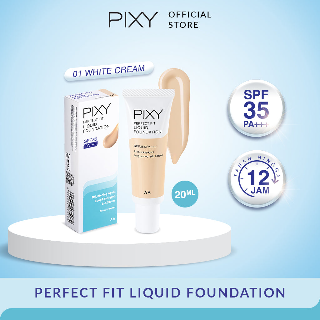 PIXY Perfect Fit Liquid Foundation 01 White Cream