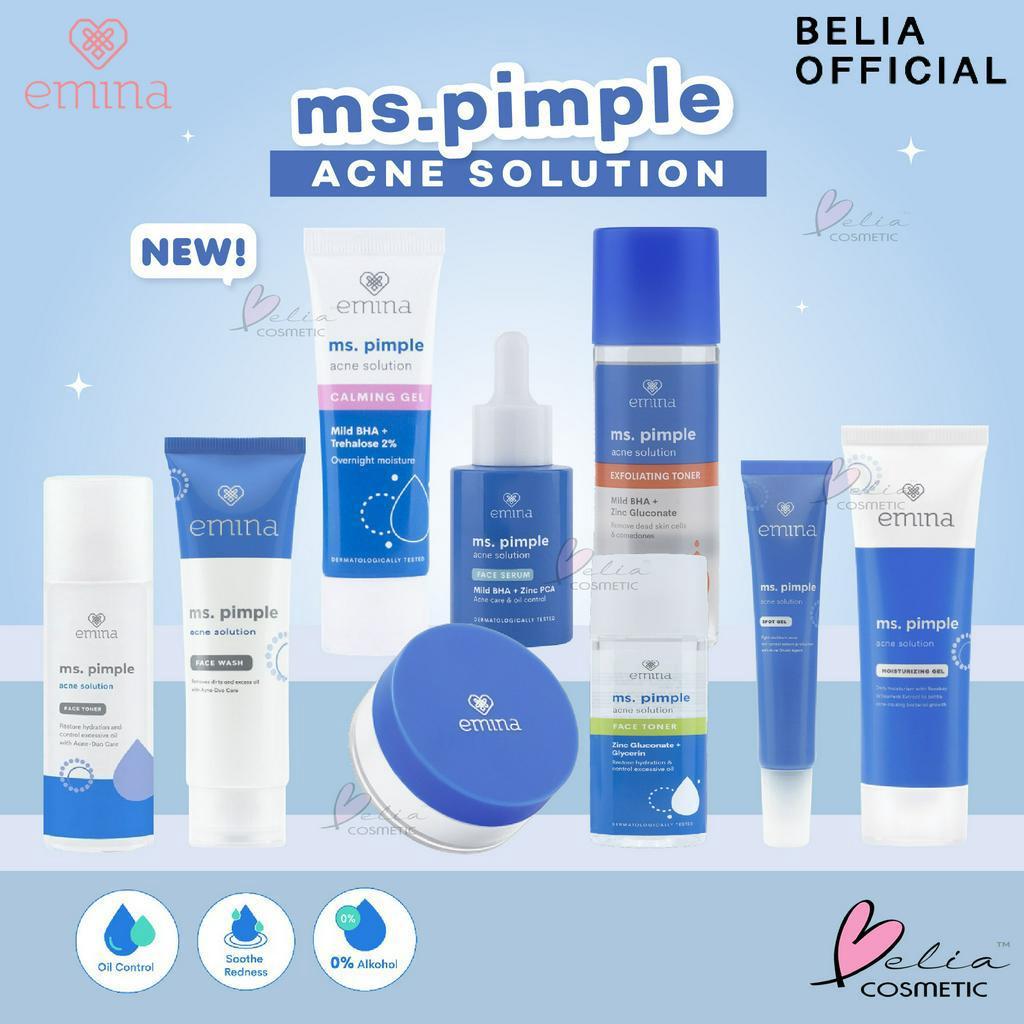 Emina Ms. Pimple Acne Solution Set | Sebum Fighter Skincare for Clearer Skin