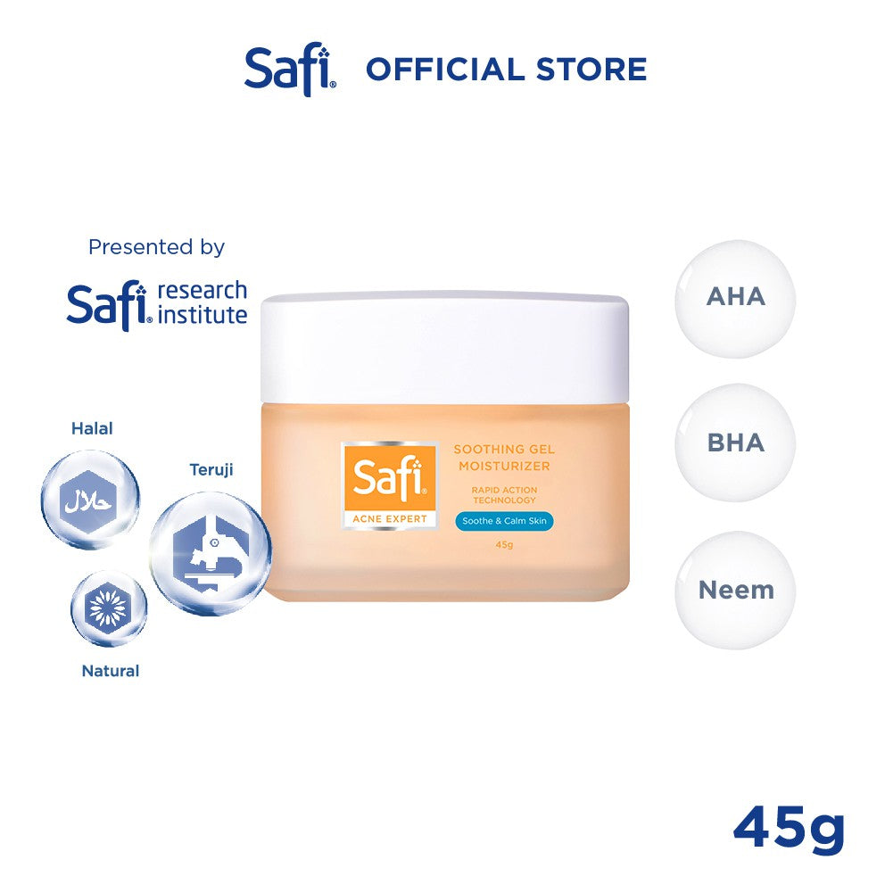 SAFI - Acne Expert - Soothing Gel Moisturizer 45gr - Cream Jerawat