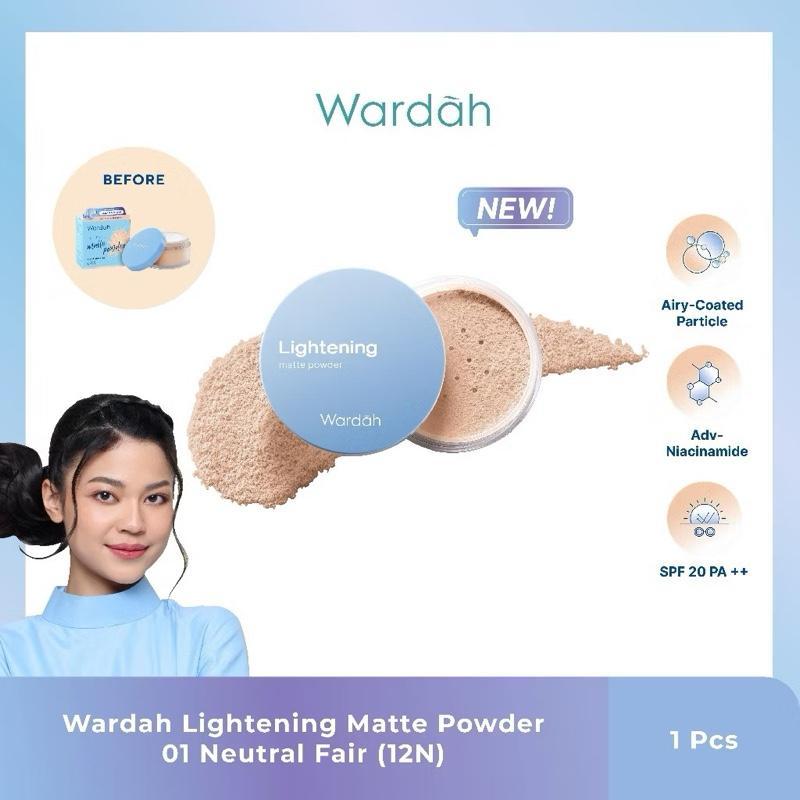 GlowLock Matte Dust – Wardah Oil Control Loose Powder 20g
