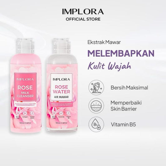 Implora Rosé Radiance – Micellar Rose Cleanser Series