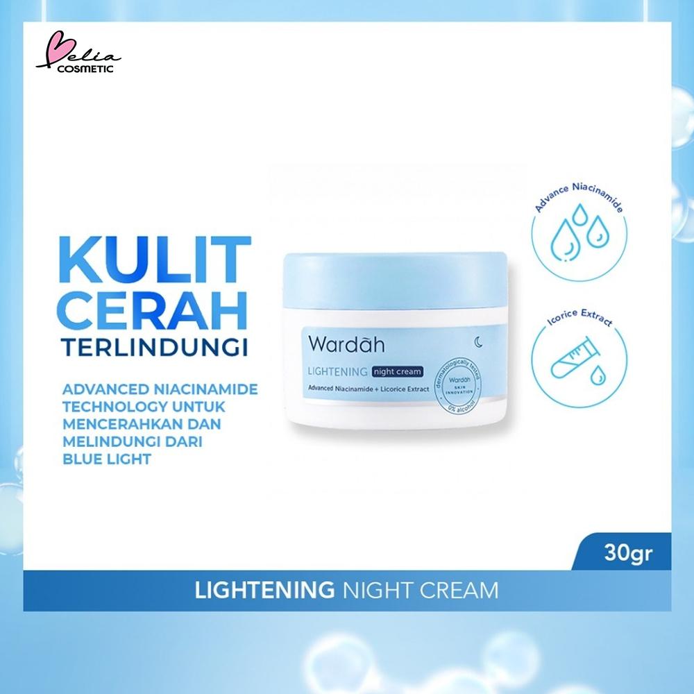 WARDAH Lightening Night Cream – Brightening Moisturizer | Niacinamide ADV | Night Repair