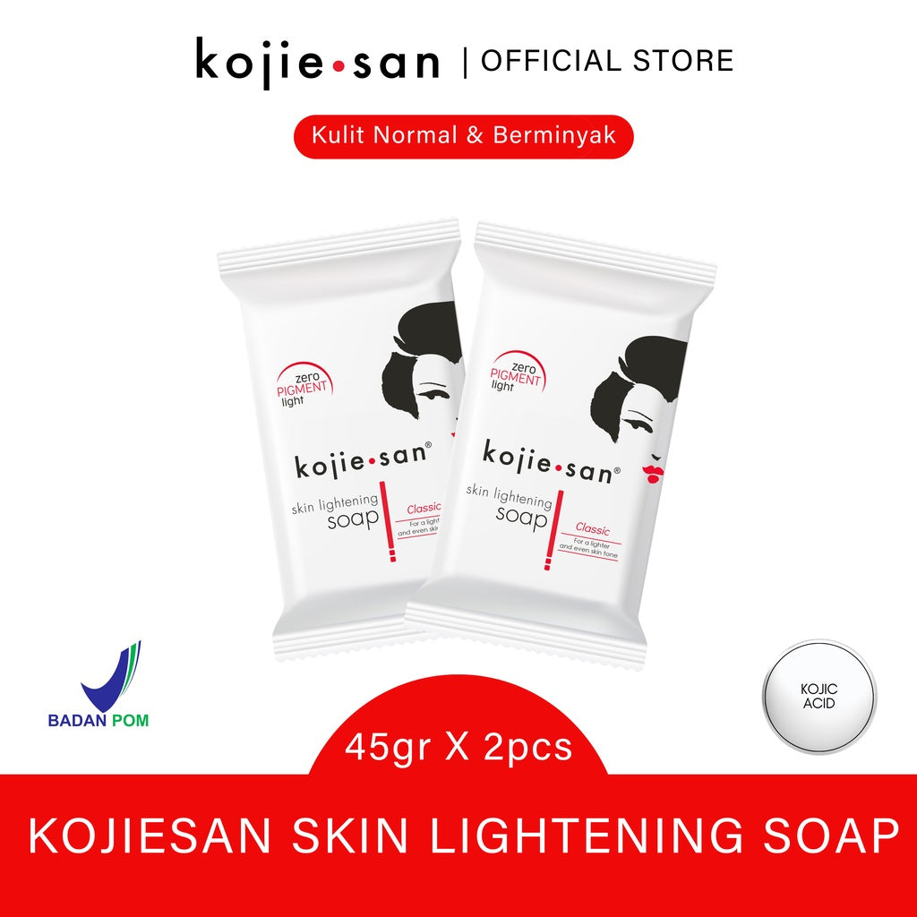 Paket Duo Kojie San Kojic Acid Soap 45gr