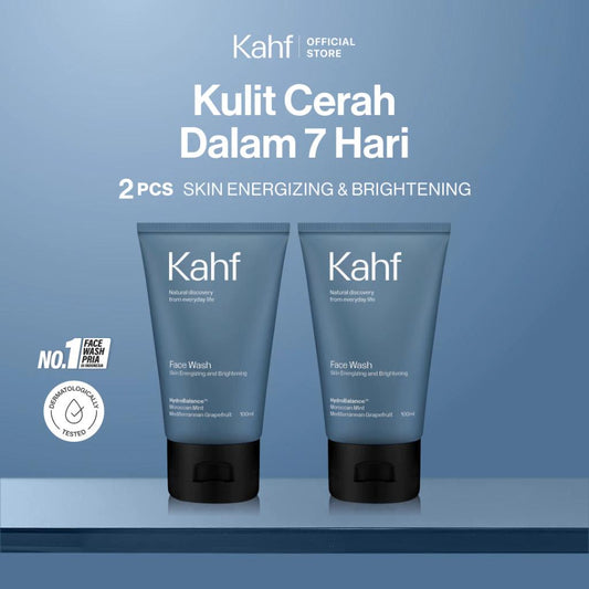 Twin Pack Power: Kahf Skin Energizing and Brightening Face Wash