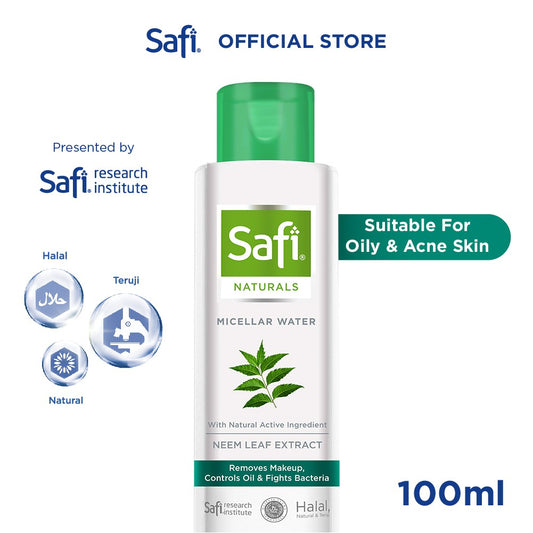 SAFI - Naturals Micellar Water - With Neem 100ml - Pembersih Wajah
