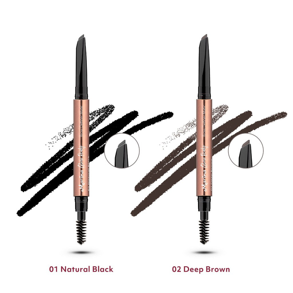 Marina Glow Ready Brow Definer Matic - Pensil Alis - Exp : 08.2025