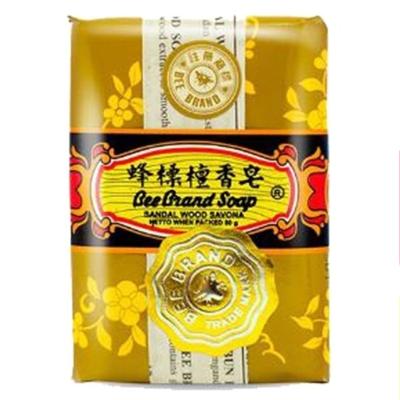 Bee Brand Sandalwood Bar Soap Savona 80g | Traditional Herbal Soap with Warm, Calming Aroma for Clean & Healthy Skin