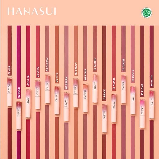 HANASUI Mattedorable Lip Cream – Boba Edition / Matcha Edition – Soft Matte Lip Tint