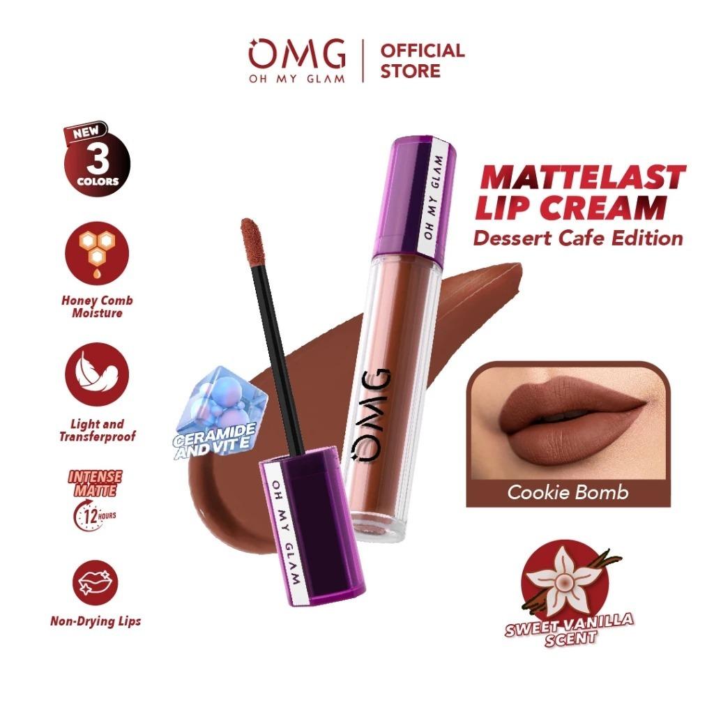 FANCY X JULOI BEAUTY OMG Oh My Glam Mattelast Lip Cream 2.9g | Lip Cream Matte Dengan Warna Intense, Tahan Lama & Ringan