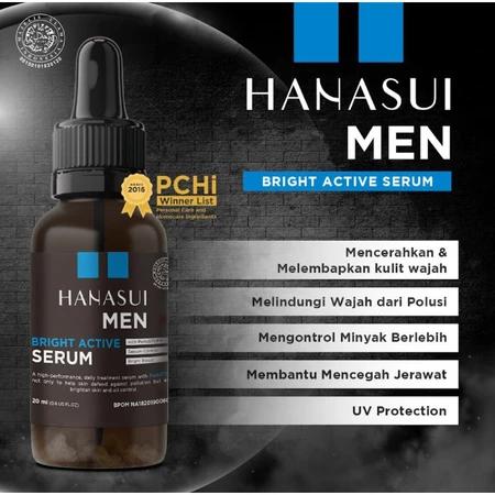 HANASUI MEN Bright Active Serum: Get a Brighter, Healthier Look 20m