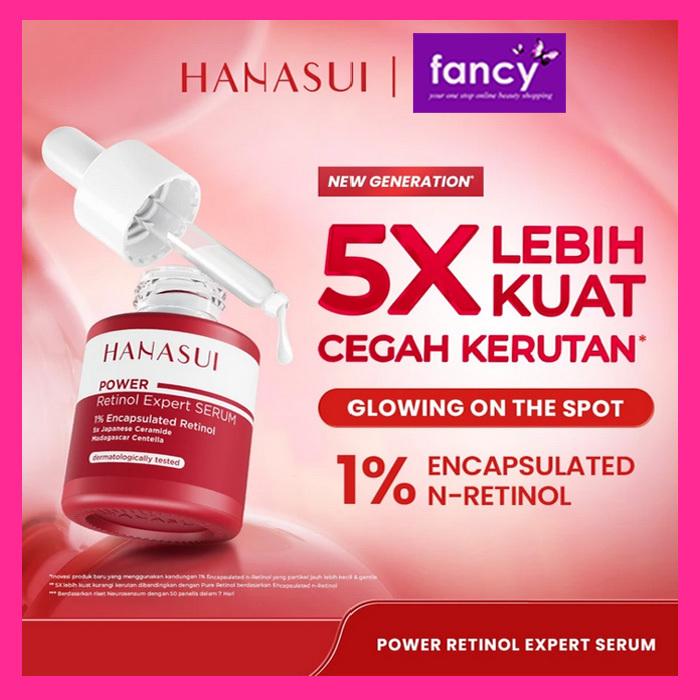 HANASUI Serum Gold Whitening Brightening / Vitamin C / Vitamin C+Collagen / Anti-Acne BPOM / PEELING / BRIGHTEXPERT / Advance Retinol / Exfoliating