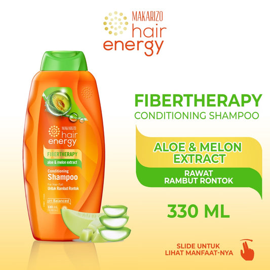 Makarizo Hair Energy Fibertherapy  Conditioning Shampoo Aloe & Melon 330 mL
