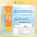 Emina Sun Battle SPF 35 PA+++ 50ml Bright Glow Sunscreen UV Protection