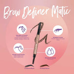 Marina Glow Ready Brow Definer Matic - Pensil Alis - Exp : 08.2025