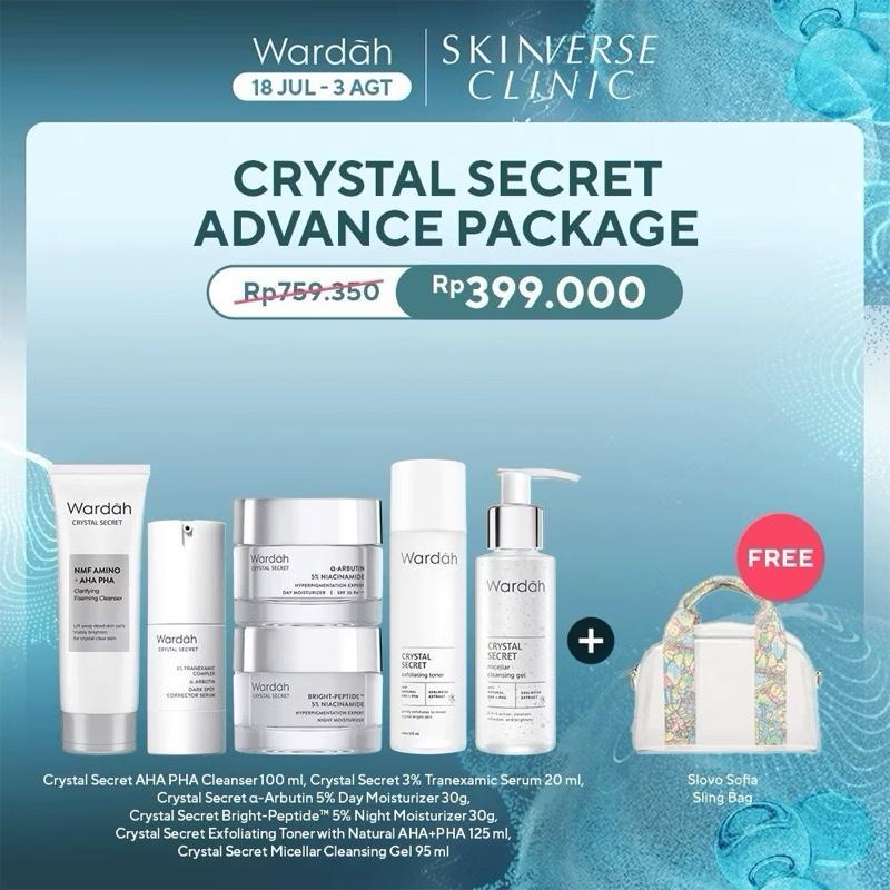 Celebrate Mom: Wardah Crystal Secret Full Skincare Kit – Limited Edition