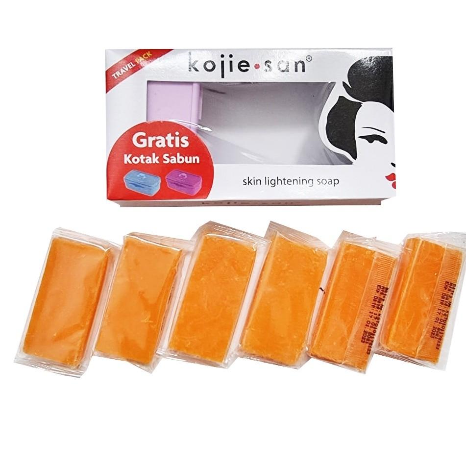 KOJIE SAN Kojic Acip Soap Brightening Resmi 45g/ 65g/ 135gr / Cleanser+Toner 100