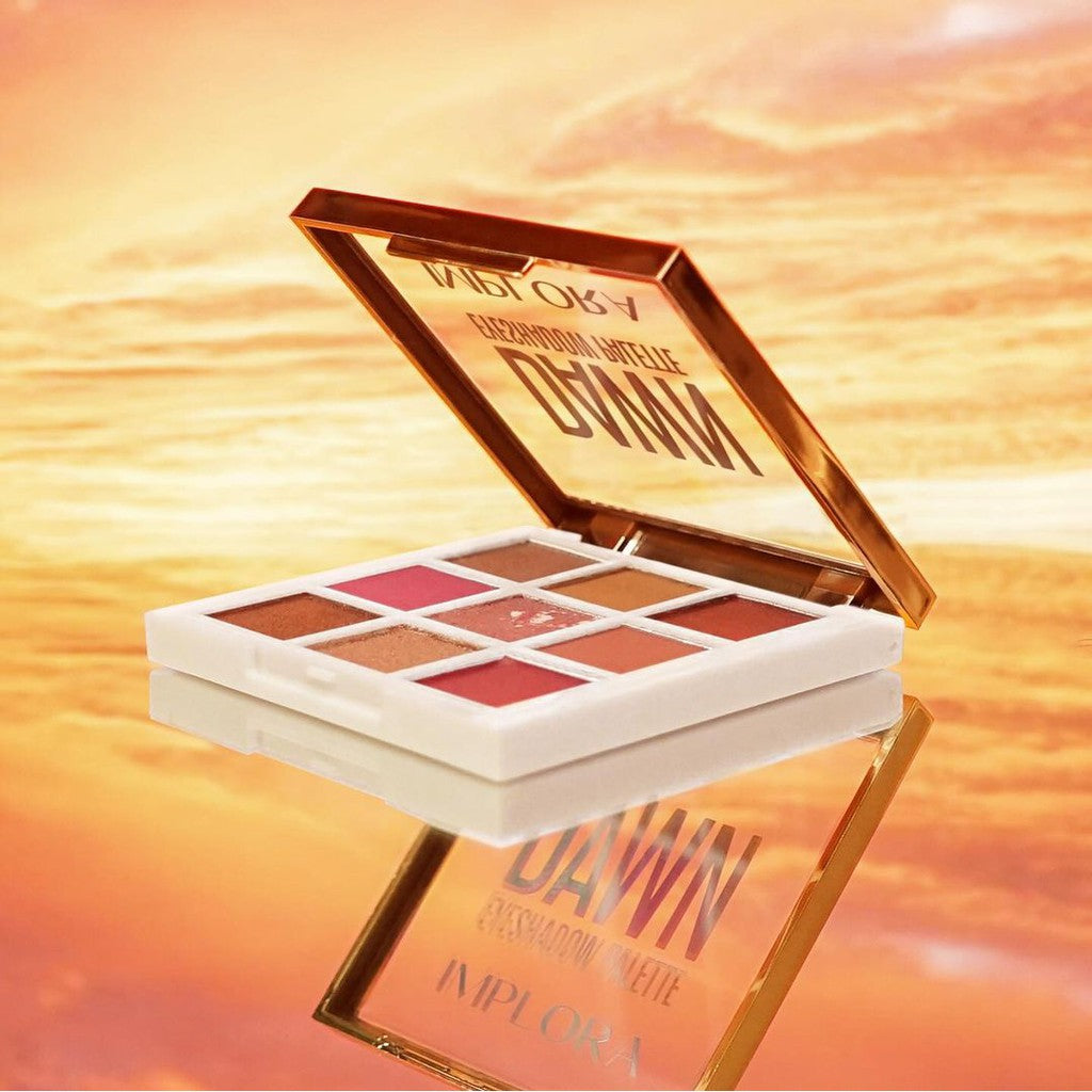 Implora Eyeshadow Palette | Kosmetik Mata | 9 Warna Blenadable Pigmented Halus
