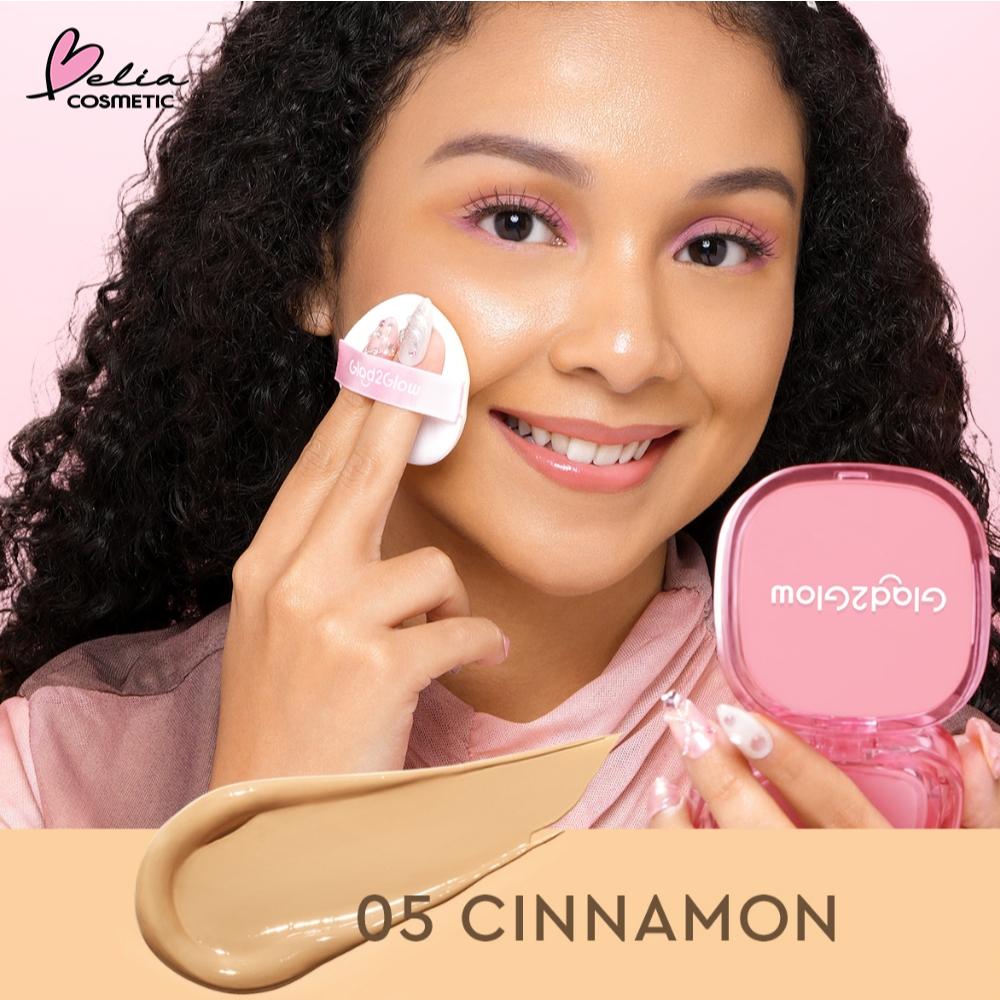 GLAD2GLOW Perfect Cover Cushion | Full Refill Included | Skincare-Infused | High Coverage | Transfer-Proof & Long Lasting