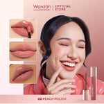 Wardah Glasting Liquid Lip Glass Hi-Pigmented LipCream Lipstick Glass Color Ringan Transferproof NEW!