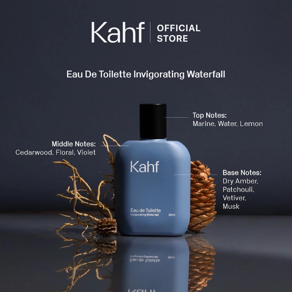 Kahf Eau de Toilette Invigorating Waterfall 35ml – Long-Lasting Men’s Fragrance