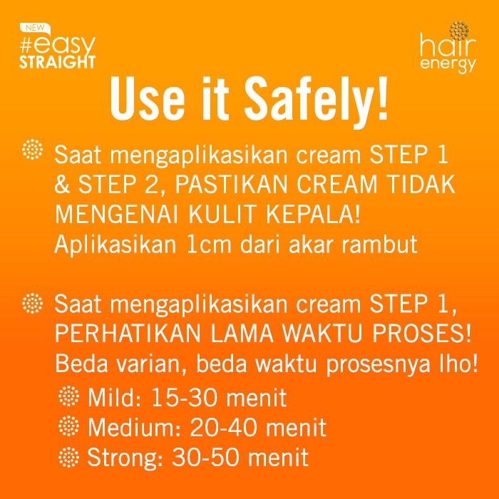 Makarizo Hair Energy Easy Straight - STRONG 120 mL Pelurus Rambut