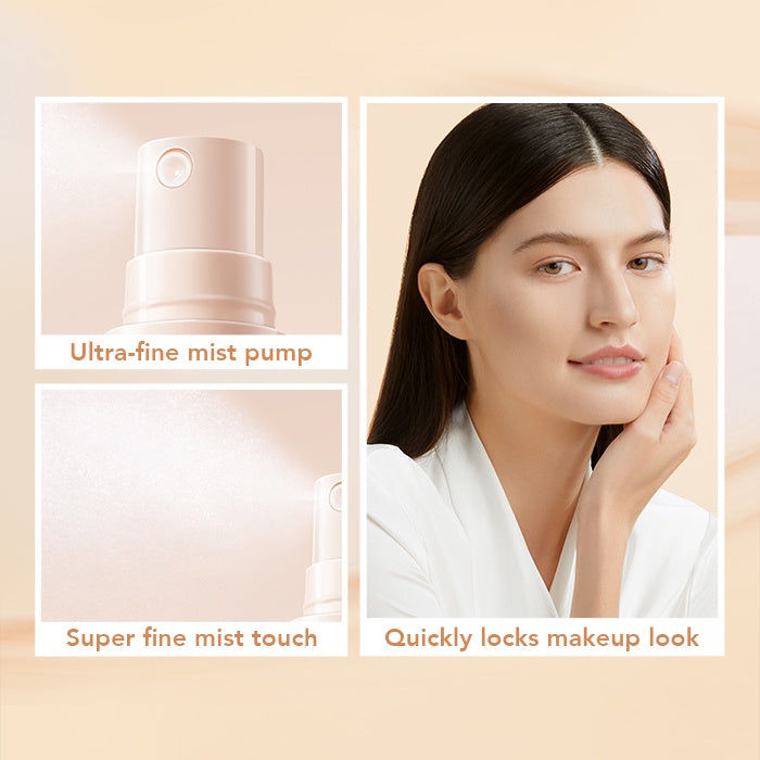 YOU NoutriWear+ Makeup Stay Lock Mist Setting Spray Oil Control Hydrating & Nourishing Tahan Lama Hingga 12 Jam Makeup Lock Kosmetik Mist