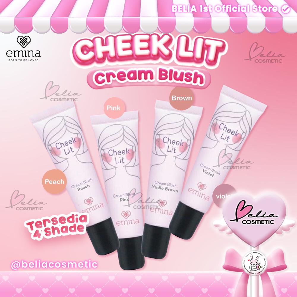 Emina Cheek Lit Cream Blush | Long-Lasting Natural Glow | 10mL
