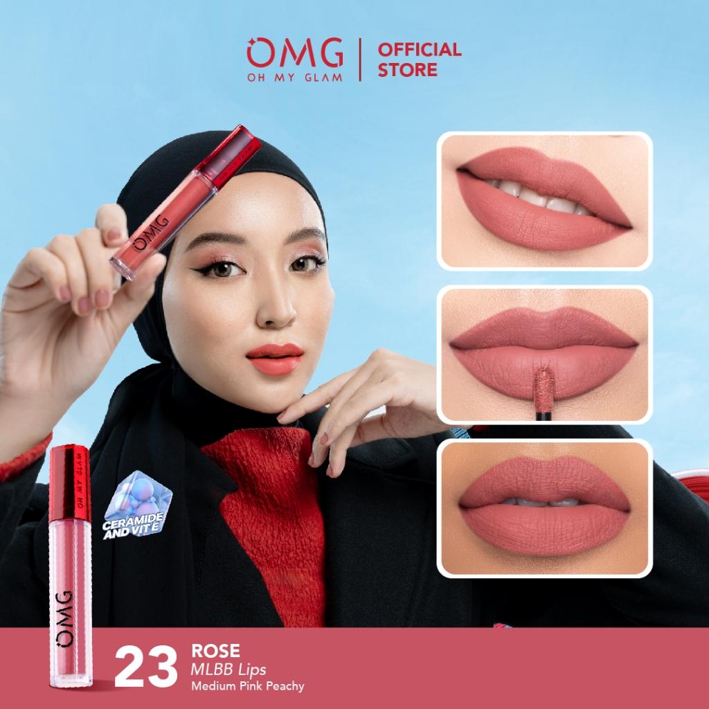 FANCY X JULOI BEAUTY OMG Oh My Glam Mattelast Lip Cream 2.9g | Lip Cream Matte Dengan Warna Intense, Tahan Lama & Ringan