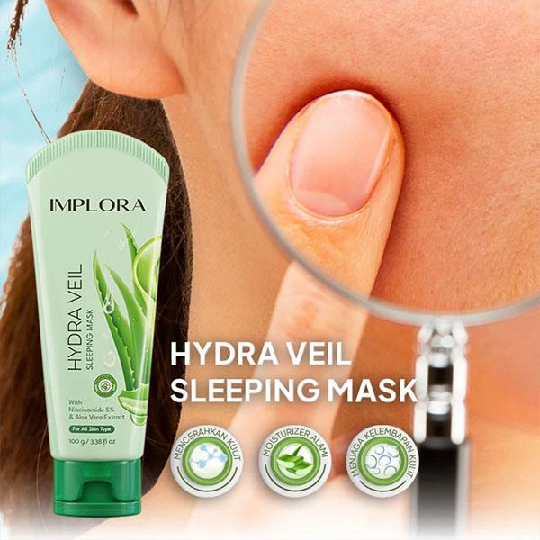 Implora Hydra Veil Sleeping Mask – Deep Hydration Overnight for Smooth, Glowing, Plump, and Fresh Skin