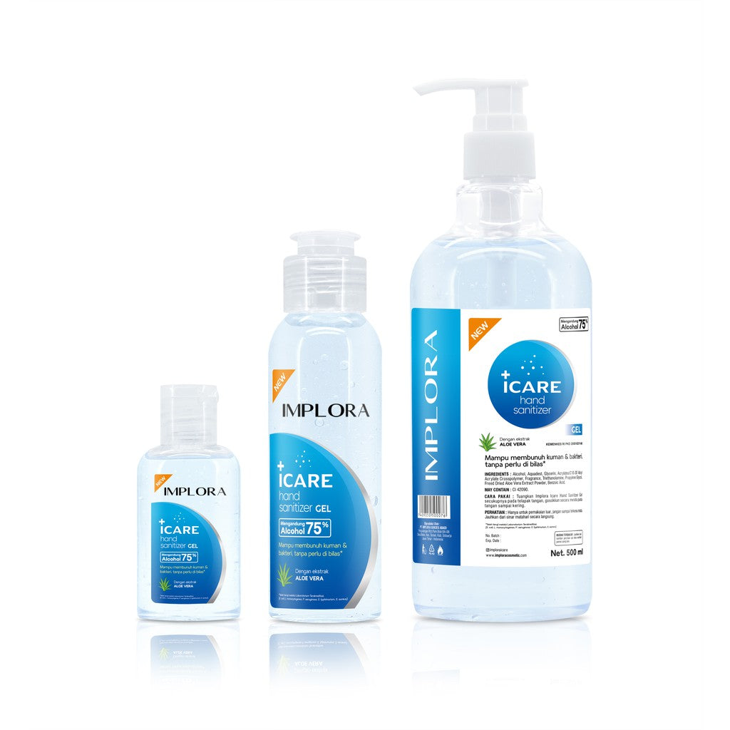 Implora iCare Hand Solution Antiseptic Cair 100 ml