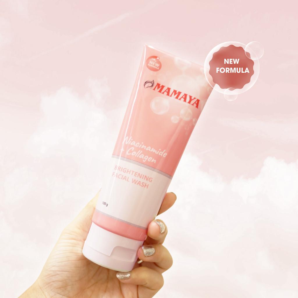 MAMAYA - Papaya Face Wash 100g - Brightening | Anti Acne | Niacinamide + Collagen | Facial Wash