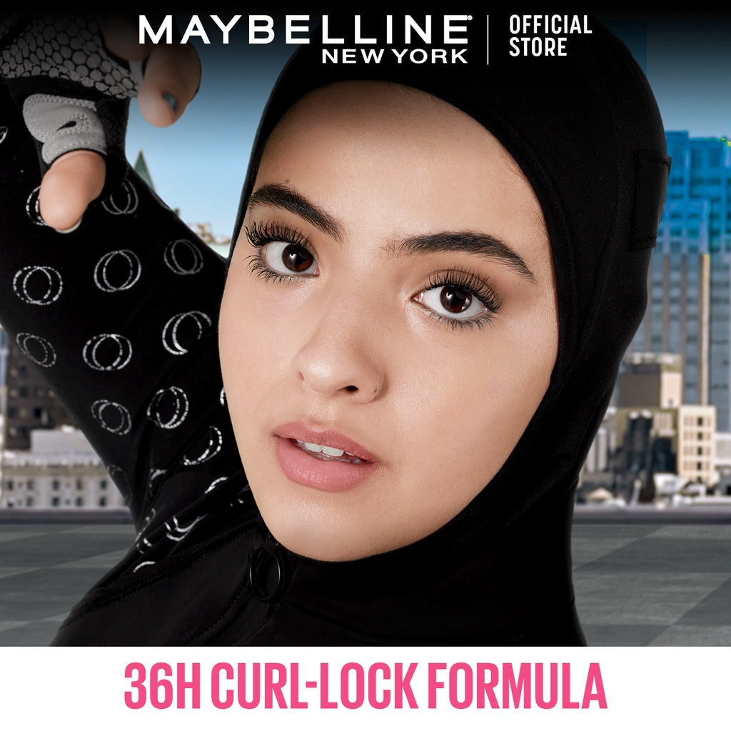 (PAKET HEMAT ISI 2) Maybelline Volum Express Hypercurl Waterproof Mascara Make Up - Black (Maskara Waterproof Tahan 36 Jam)